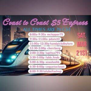 Coast to Coast $5 Express is live 3/21